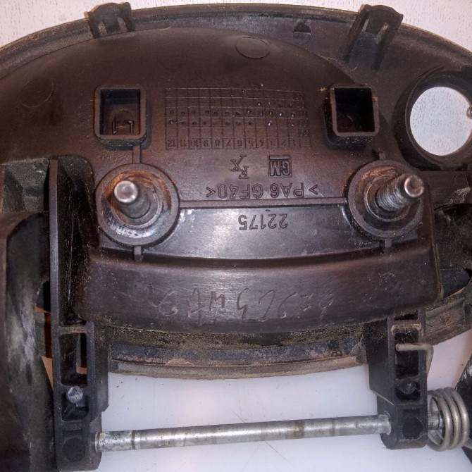 Poignee ext porte avg occasion OPEL COMBO -CORSA- II Phase 1 01-2002->07-2004 9201122 3