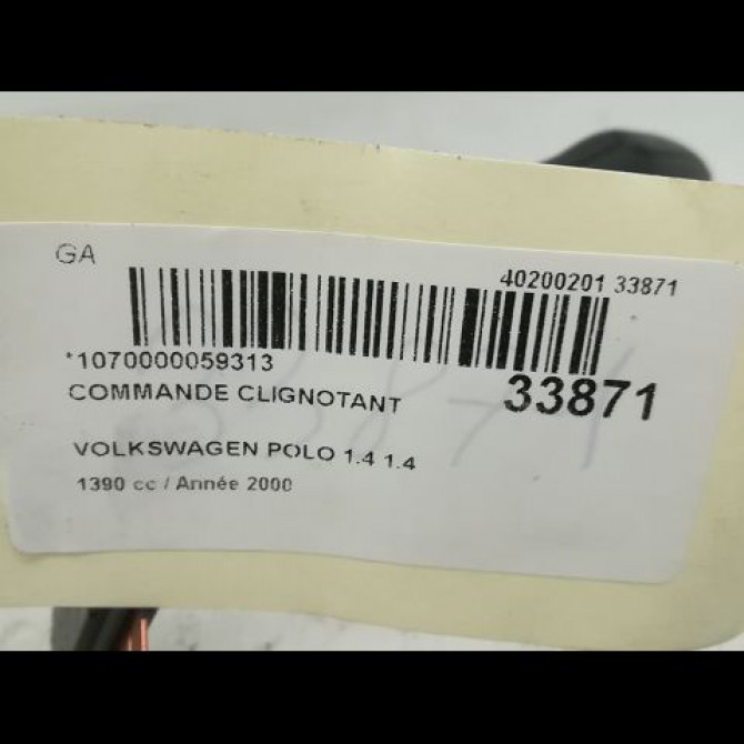 Commande clignotant occasion VOLKSWAGEN POLO III Phase 2 11-1999->12-2001 1.4 1C094153120H 4