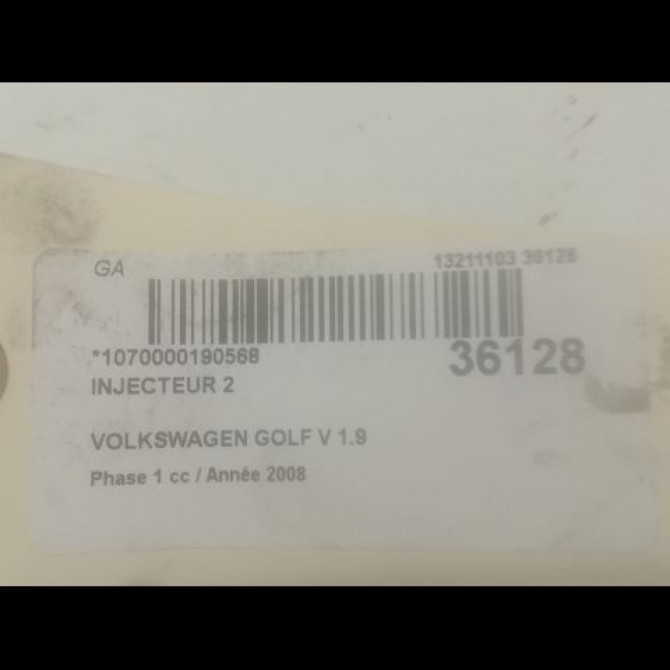 occasion VOLKSWAGEN GOLF V Phase 1 11-2003->10-2008 1.9 TDI 105ch 38130073AG 3