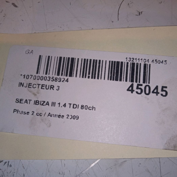 occasion SEAT IBIZA III Phase 2 03-2006->06-2009 1.4 TDI 80ch 38130073BN 4