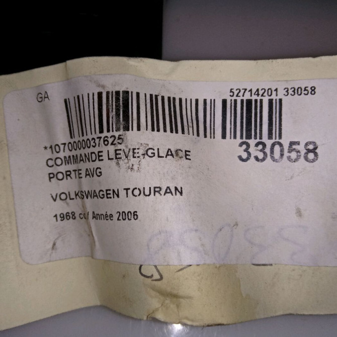 Commande lève-glace porte avant gauche occasion VOLKSWAGEN TOURAN I Phase 1 03-2003->12-2006 2.0 TDI 136ch 1K4959857CREH 4