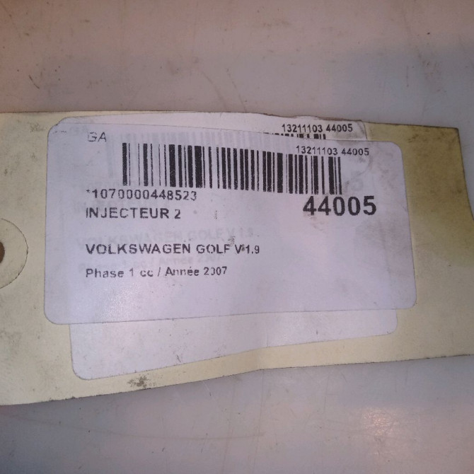 occasion VOLKSWAGEN GOLF V Phase 1 11-2003->10-2008 1.9 TDI 90ch 38130073AG 5