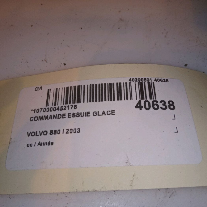 Commande essuie glace occasion VOLVO S80 I 31268581 4