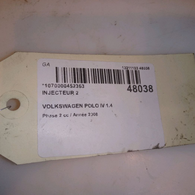 occasion VOLKSWAGEN POLO IV Phase 2 05-2005->09-2009 1.4 TDI 70ch 38130073BN 5