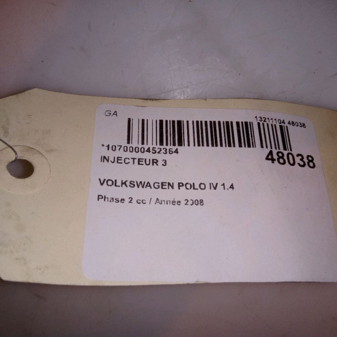 occasion VOLKSWAGEN POLO IV Phase 2 05-2005->09-2009 1.4 TDI 70ch 38130073BN 5