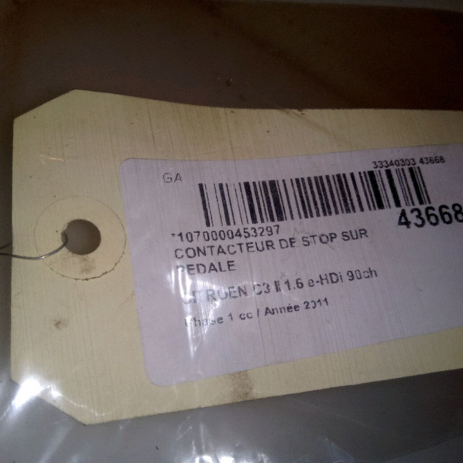 occasion CITROEN C3 II Phase 1 11-2009->02-2013 1.6 e-HDi 90ch 5