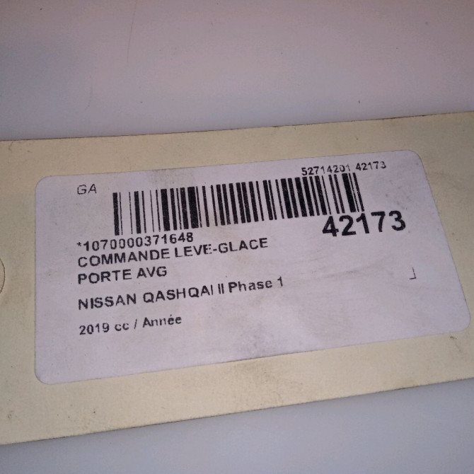 Commande lève-glace porte avant gauche occasion NISSAN QASHQAI II Phase 1 02-2014->... 25401HV02B 4