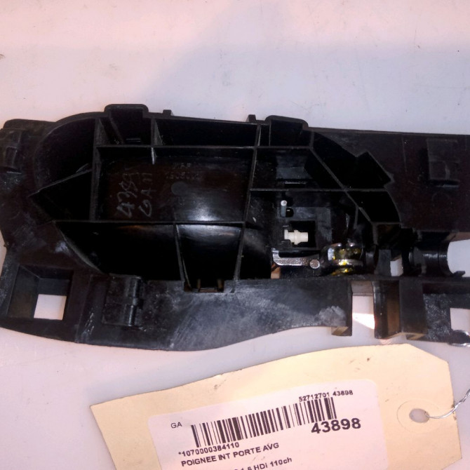 Poignee int porte avg occasion CITROEN DS3 Phase 1 11-2009->03-2014 1.6 HDi 110ch 96834461VV 2