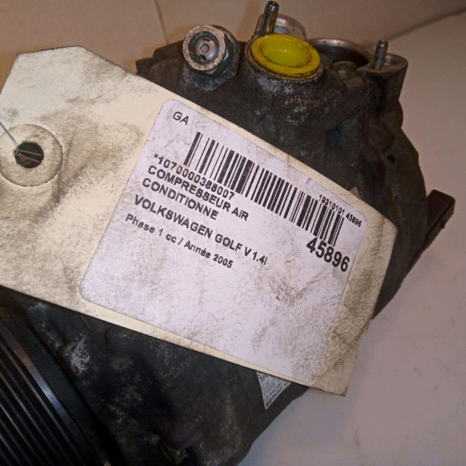 Compresseur air conditionne occasion VOLKSWAGEN GOLF V Phase 1 11-2003->10-2008 1.4i 75ch 1K0820859S 7