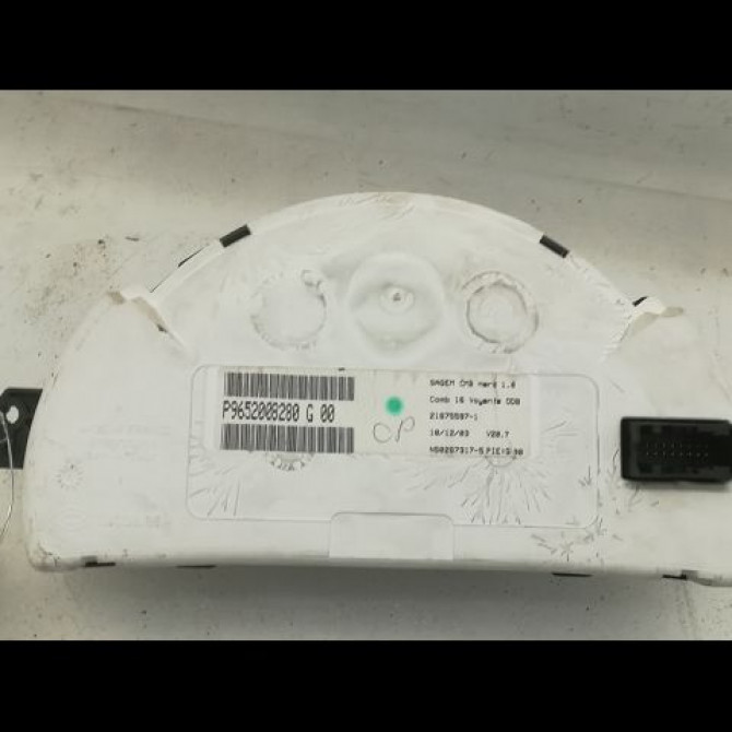 Compteur occasion CITROEN C3 I Phase 1 04-2002->10-2005 1.4HDI 8v 70ch 6105EV 2