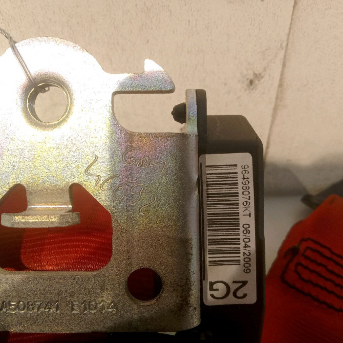 Ceinture arrière gauche occasion PEUGEOT 207 Phase 1 04-2006->06-2013 1.6 HDI 16v 90ch 8975KA 4