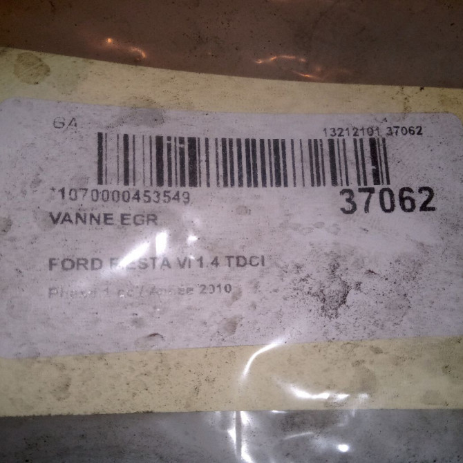 Vanne EGR occasion FORD FIESTA VI Phase 1 10-2008->11-2012 1.4 TDCI 68ch 5