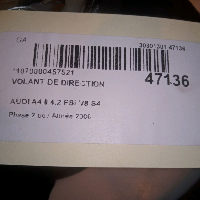 Volant de direction occasion  8E0419091EJTNA 4