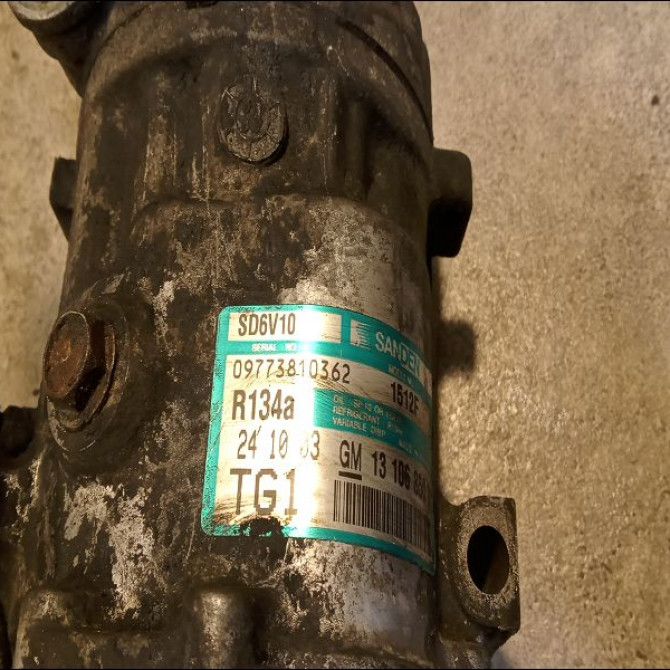 Compresseur air conditionne occasion OPEL CORSA III Phase 2 08-2003->09-2006 1.3 CDTI 13197538 3