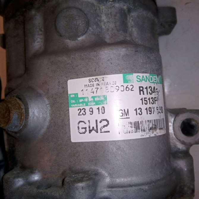 Compresseur air conditionne occasion OPEL COMBO III 13197538 5