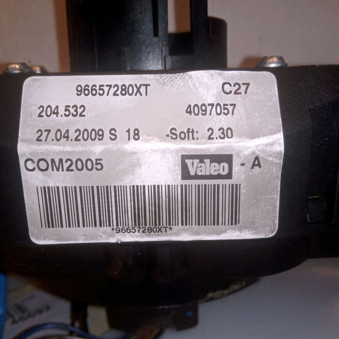 Bloc commodos occasion PEUGEOT 207 Phase 1 04-2006->06-2013 1.6 HDI 16v 90ch 6242SL 4