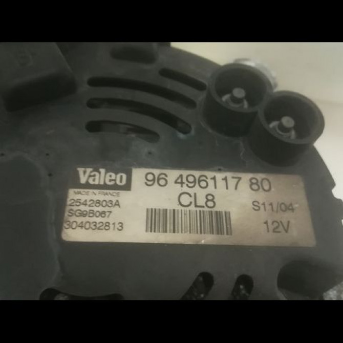 Alternateur occasion CITROEN C3 I Phase 1 04-2002->10-2005 1.4i 9801895380 3