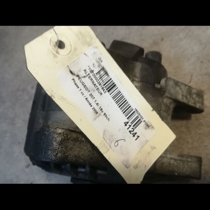 Alternateur occasion PEUGEOT 207 Phase 1 04-2006->06-2013 1.4i 16v 90ch 9801895380 3
