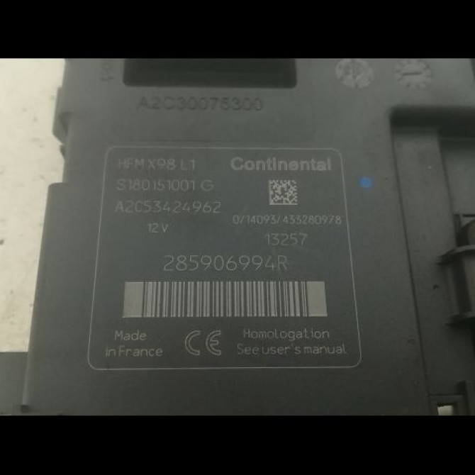 Lecteur de carte occasion RENAULT CLIO IV Phase 1 07-2012->... 1.5 DCI 90ch 285902598R 2