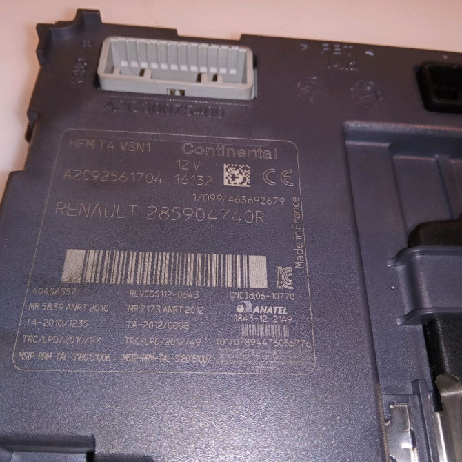 Lecteur de carte occasion RENAULT CLIO IV Phase 1 07-2012->... 1.5 DCI 90ch 285902598R 4