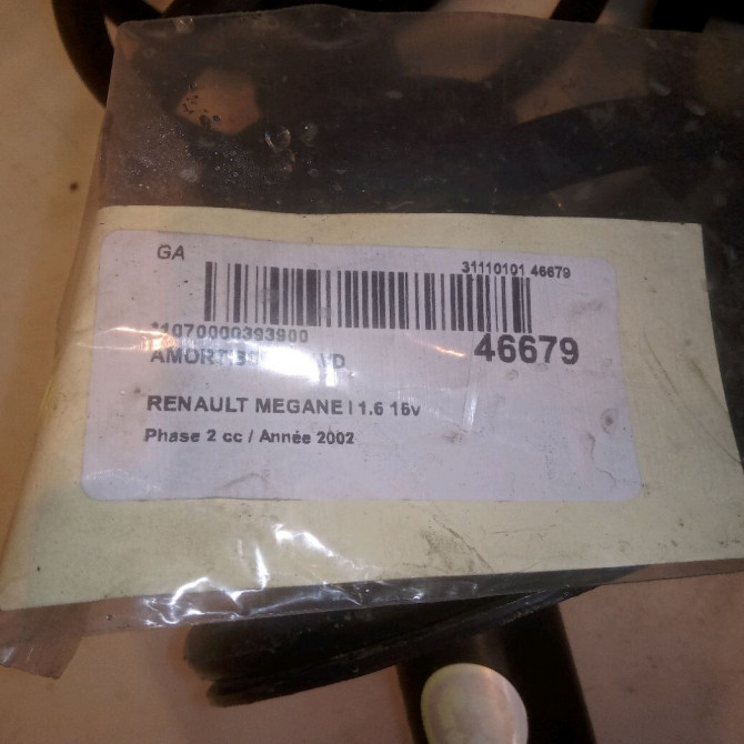 Amortisseur avant droit occasion RENAULT MEGANE I Phase 2 03-1999->06-2003 1.6 16v 543021082R 3