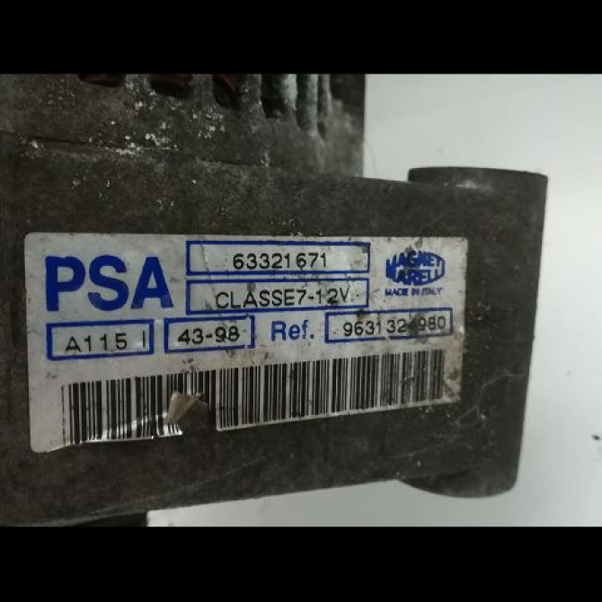 Alternateur occasion PEUGEOT 306 Phase 1 09-1994->03-1997 1.4i 75ch 57055Z 5