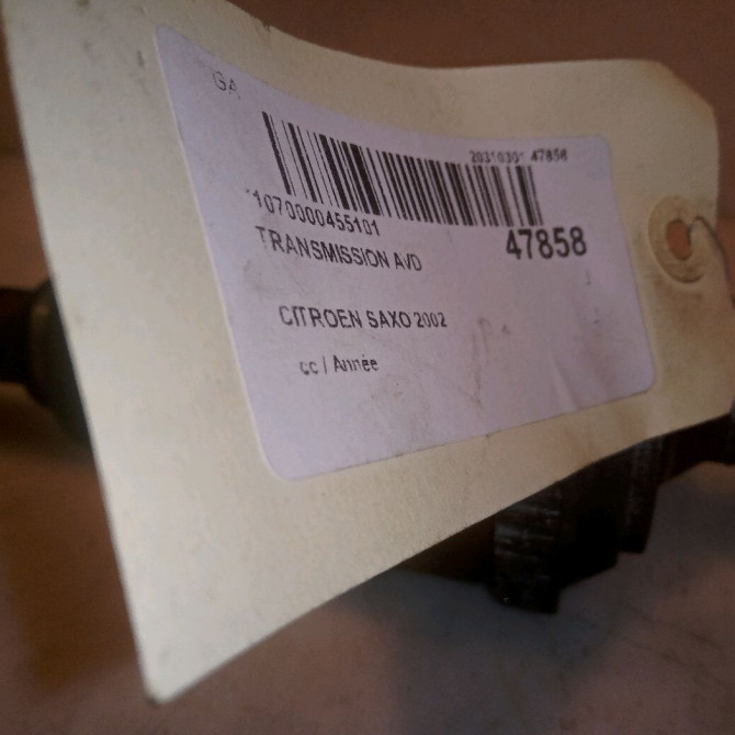 Transmission avant droite occasion CITROEN SAXO 32737Q 5