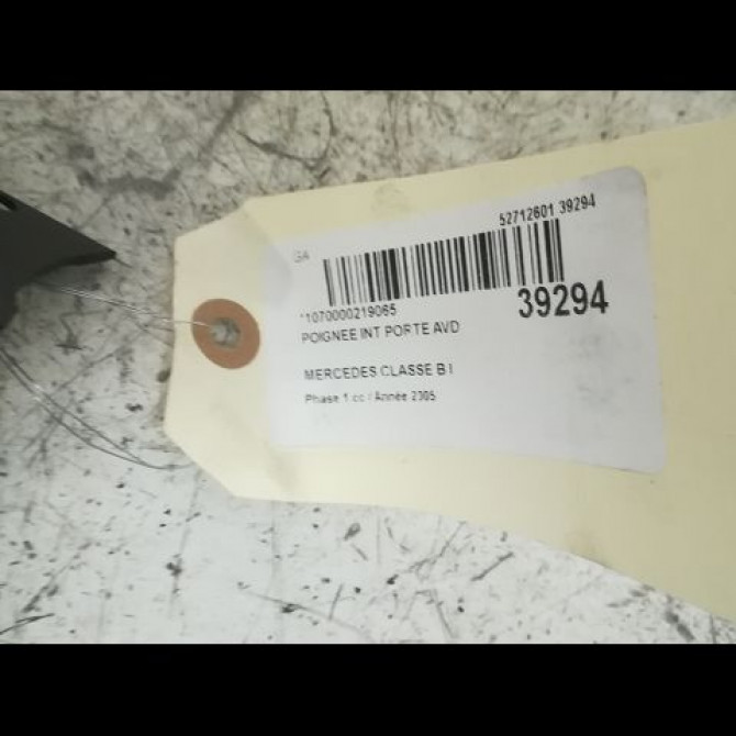 Poignee int porte avd occasion MERCEDES CLASSE B I Phase 1 06-2005->04-2008 B200CDI 140ch 16976004089051 3
