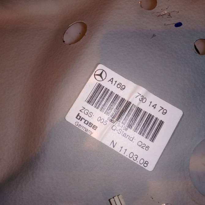 Mecanisme+moteur leve-glace ard occasion MERCEDES CLASSE A II Phase 1 12-2004->04-2008 A 180 CDI 1697303479 5