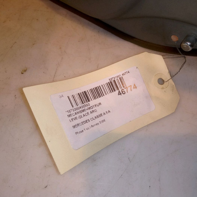 Mecanisme+moteur leve-glace arg occasion MERCEDES CLASSE A II Phase 1 12-2004->04-2008 A 180 CDI 1697303379 7