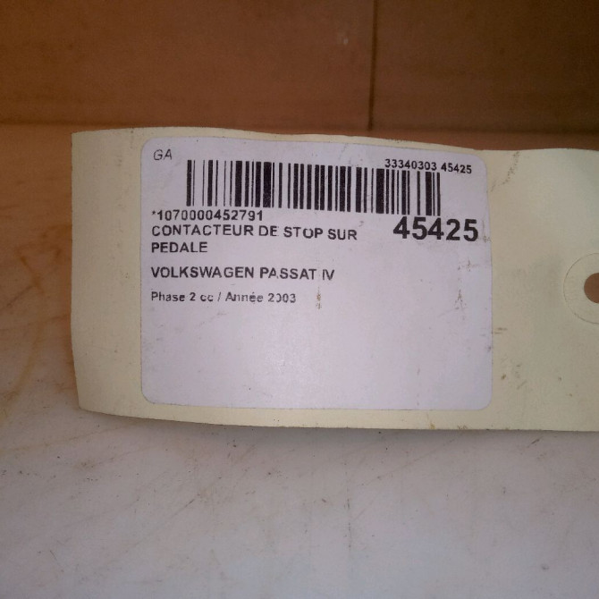 occasion VOLKSWAGEN PASSAT IV Phase 2 10-2000->03-2005 1.9 TDI 130ch 4