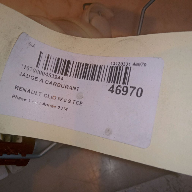Jauge a carburant occasion RENAULT CLIO IV Phase 1 07-2012->... 0.9 TCE 90ch 170114543R 6