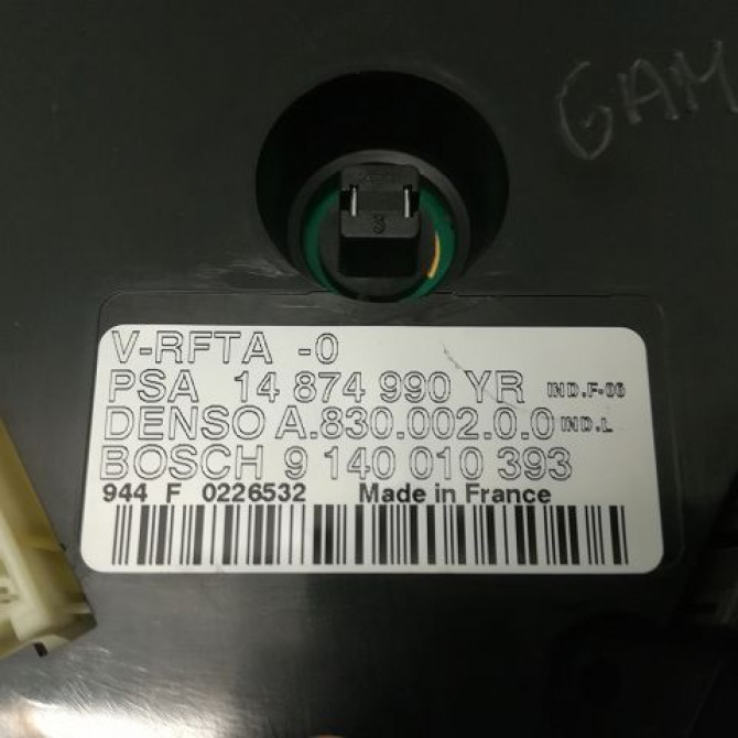 Commande de chauffage occasion CITROEN C8 Phase 1 06-2002->... 2.2 HDi 16v 130ch 3