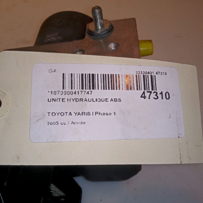 Unité hydraulique ABS occasion TOYOTA YARIS I Phase 1 04-1999->03-2003 440500D012 5