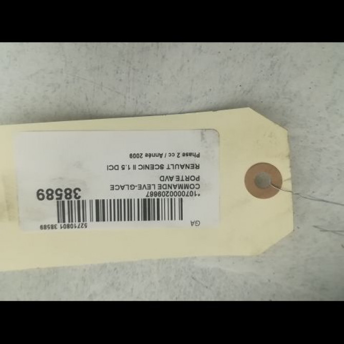 Commande lève-glace porte avant droite occasion RENAULT SCENIC II Phase 2 09-2006->04-2009 1.5 DCI 105ch 8200220511 2