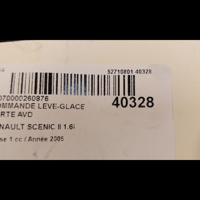 Commande lève-glace porte avant droite occasion RENAULT SCENIC II Phase 1 03-2004->09-2006 1.6i 110ch 8200220511 3