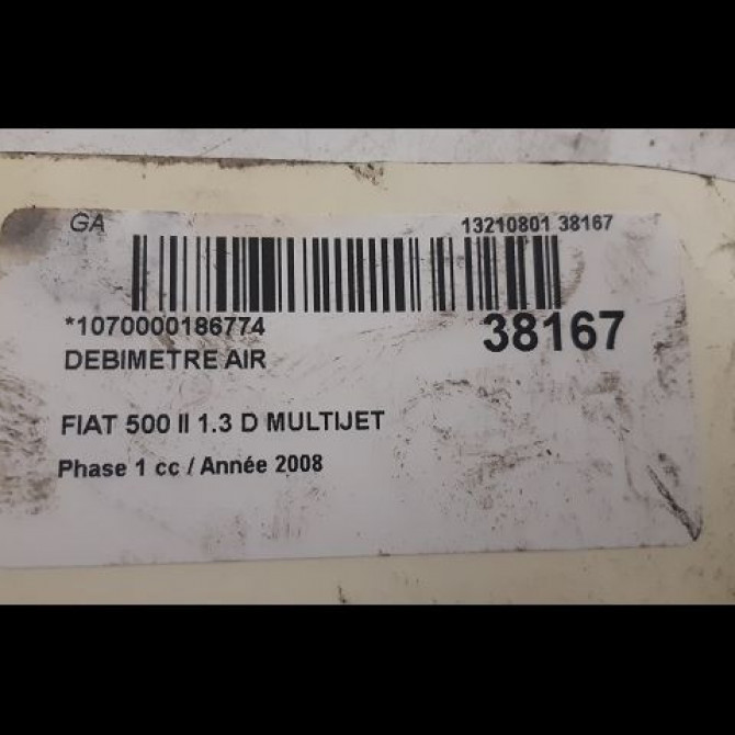 Debimetre air occasion FIAT 500 II 500 II Phase 1 2007-07-01->2016-03-31 1.3 D MULTIJET 16v 75ch 71789484 3
