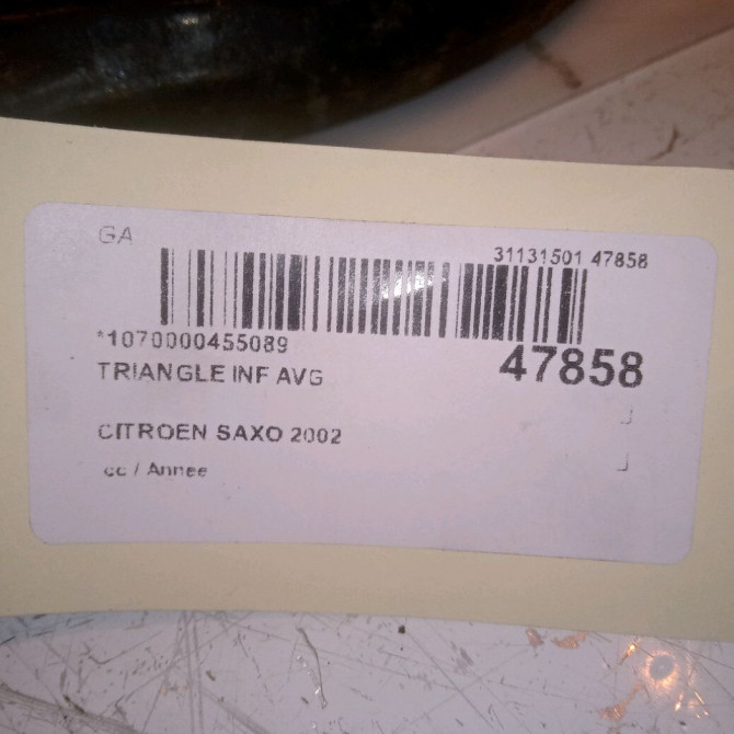 Triangle inf avg occasion CITROEN SAXO 352092 3