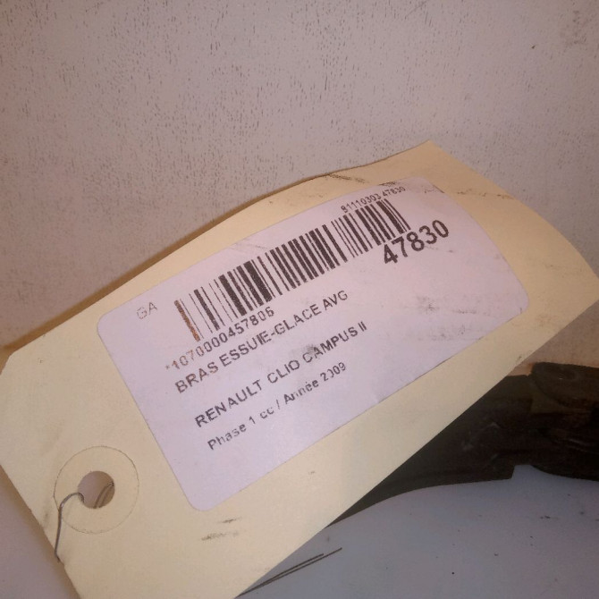 Bras essuie-glace avant gauche occasion RENAULT CLIO CAMPUS II Phase 1 07-2006->07-2009 1.5 DCI 65ch 288815109R 3