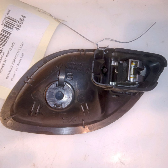 Poignee int porte avd occasion RENAULT ESPACE IV Phase 1 09-2002->03-2006 2.2 DCI 8200000724 2