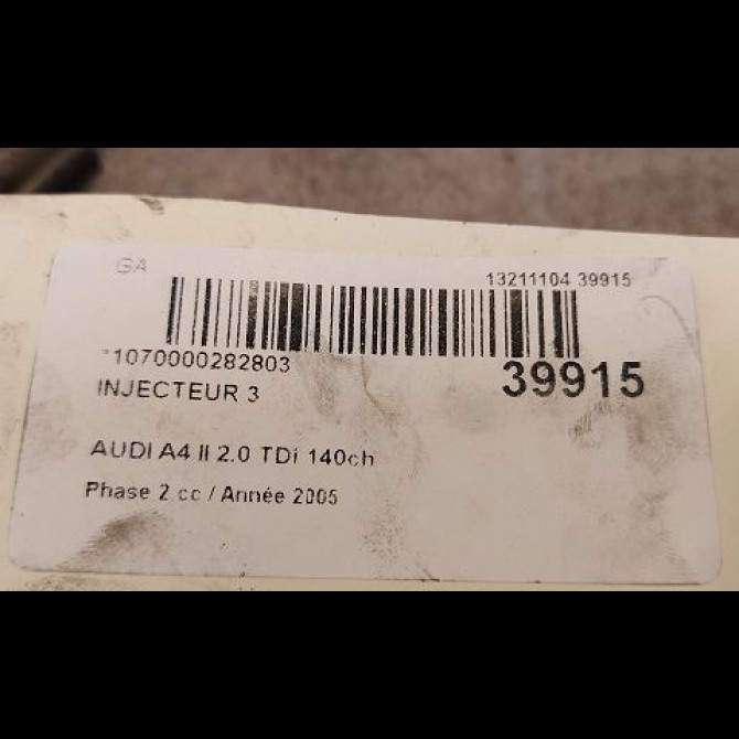 occasion AUDI A4 II Phase 2 09-2004->04-2008 2.0 TDi 140ch 6B133551T 3