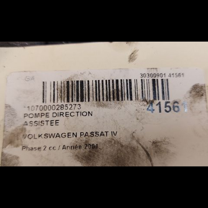 Pompe direction assistee occasion VOLKSWAGEN PASSAT IV Phase 2 10-2000->03-2005 1.9 TDI 130ch 8D0145156T 3