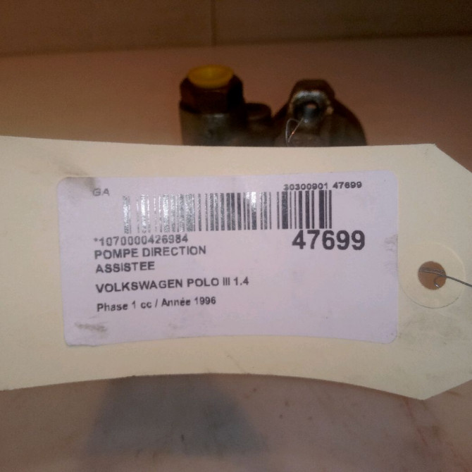 Pompe direction assistee occasion VOLKSWAGEN POLO III Phase 1 10-1994->11-1999 1.4 4