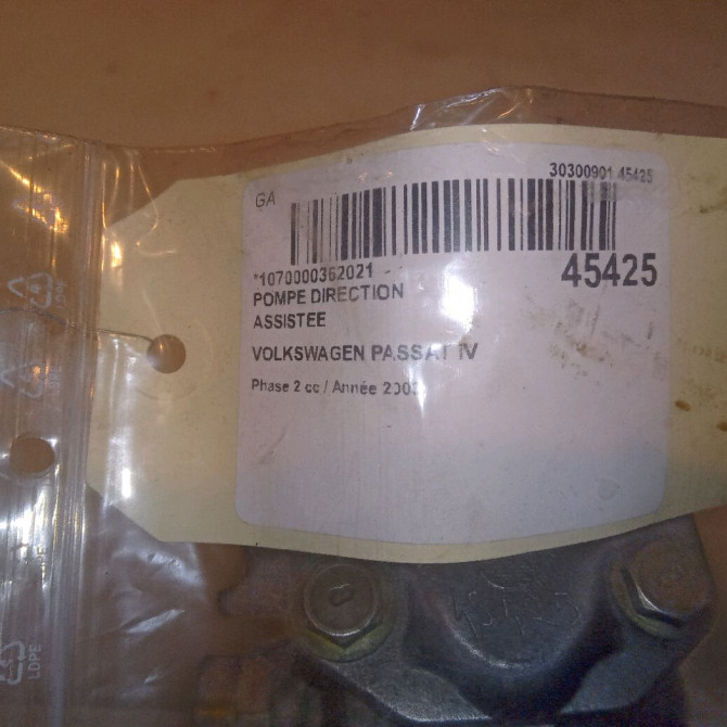 Pompe direction assistee occasion VOLKSWAGEN PASSAT IV Phase 2 10-2000->03-2005 1.9 TDI 130ch 8D0145156T 4