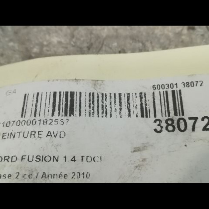 Ceinture avant droite occasion FORD FUSION Phase 2 10-2005->09-2011 1.4 TDCI 1489221 4