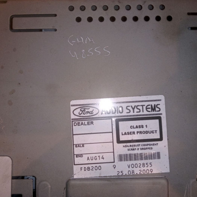 Autoradio occasion FORD FUSION Phase 2 10-2005->09-2011 1.6 TDCI 90ch 1927597 4