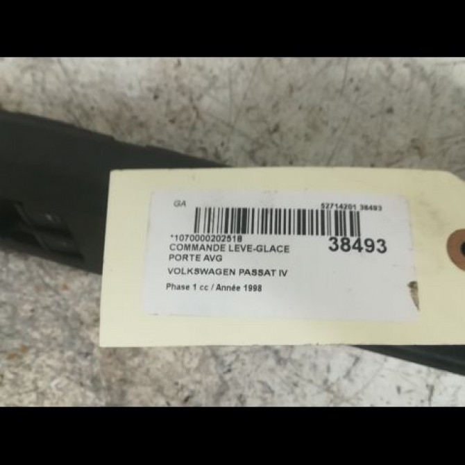 Commande lève-glace porte avant gauche occasion VOLKSWAGEN PASSAT IV Phase 1 10-1996->10-2000 1.9 TDI 110ch 3B4959794L 2