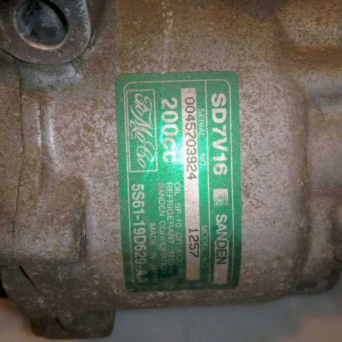 Compresseur air conditionne occasion FORD FUSION Phase 2 10-2005->09-2011 1.6 TDCI 90ch 5