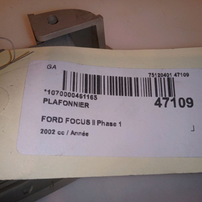 Plafonnier occasion FORD FOCUS II Phase 1 09-2004->12-2007 4688097 4