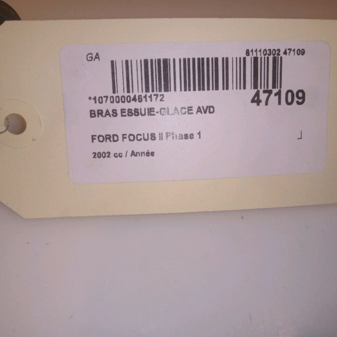 Bras essuie-glace avant droit occasion FORD FOCUS II Phase 1 09-2004->12-2007 1064744 4